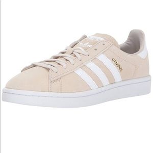 Adidas Womens Campus Low Top Lace Up Sneaker